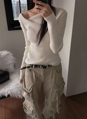 九1102韩国东大门针织衫区Murmuring-8687018纯色流行正品档口