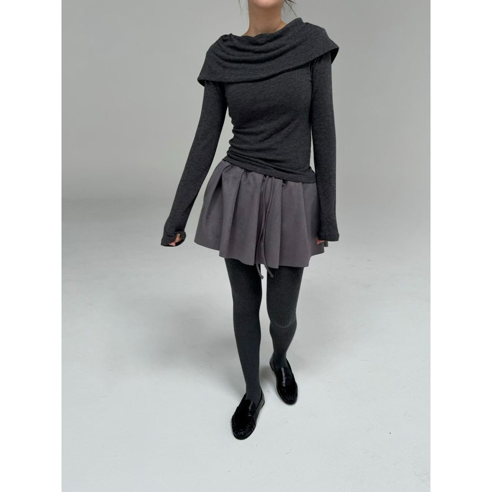 九1021韩国东大门t恤区EGGIS-8675530秋冬洋气韩版优雅可爱流行