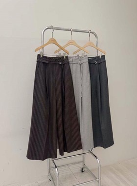 九1126韩国东大门休闲长裤区HABLE-8712488复古秋冬知性韩版欧美