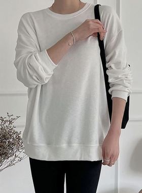 六1213韩国正品n-an-cyrella-24937 卫衣区通勤气质纯色高档正品