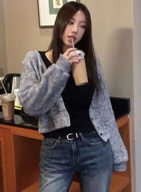 六1213韩国正品622757 针织衫区直邮经典人气简洁冬季复古正品