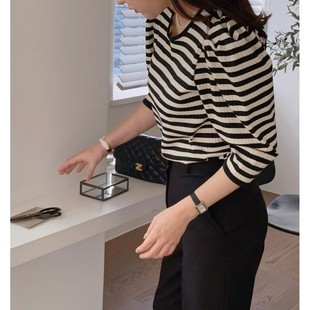 九1021韩国东大门t恤区AFTERGLOW-8675772甜美浪漫秋冬时尚韩版