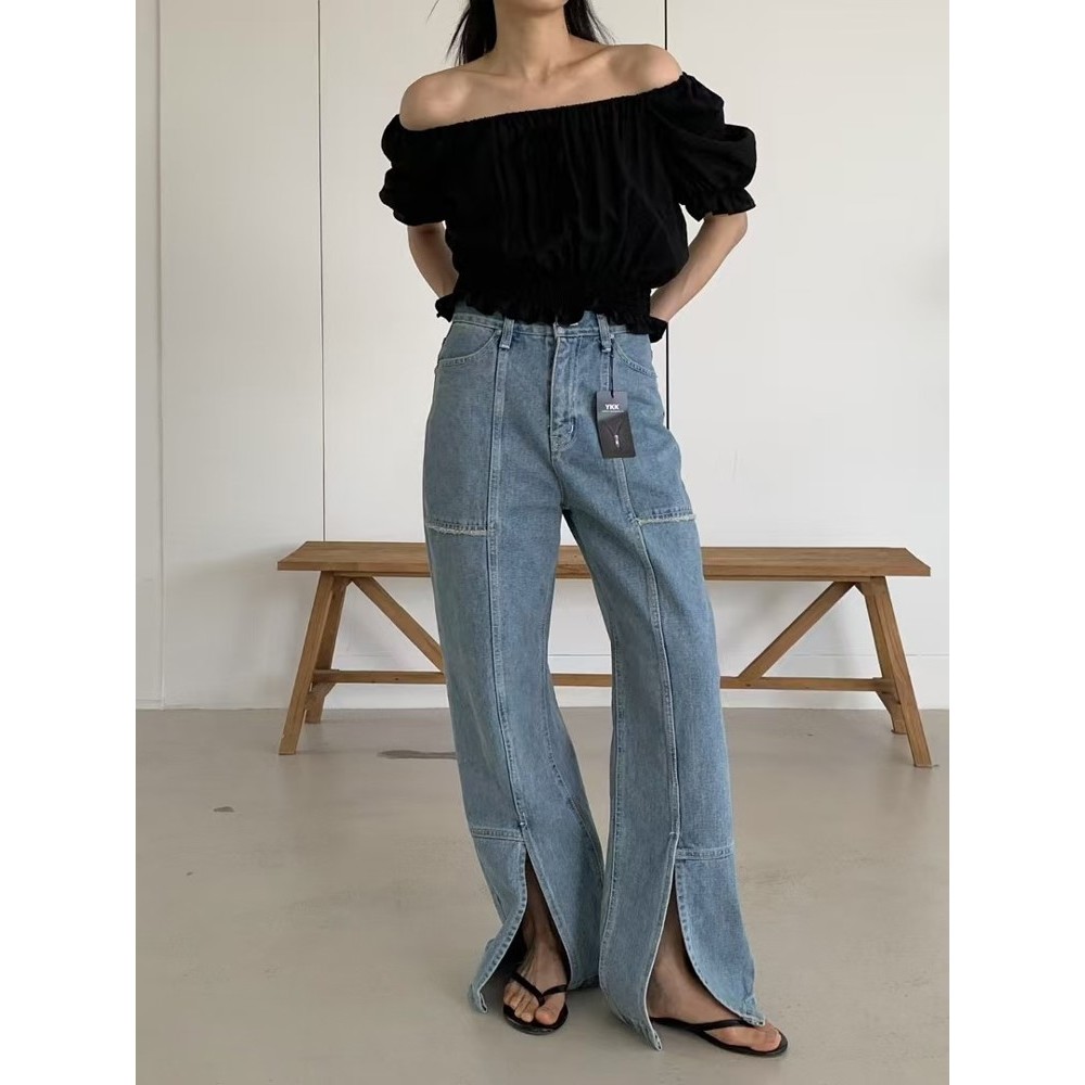 九0325韩国东大门运动牛仔裤区laterre-8482247韩版经典可爱都市