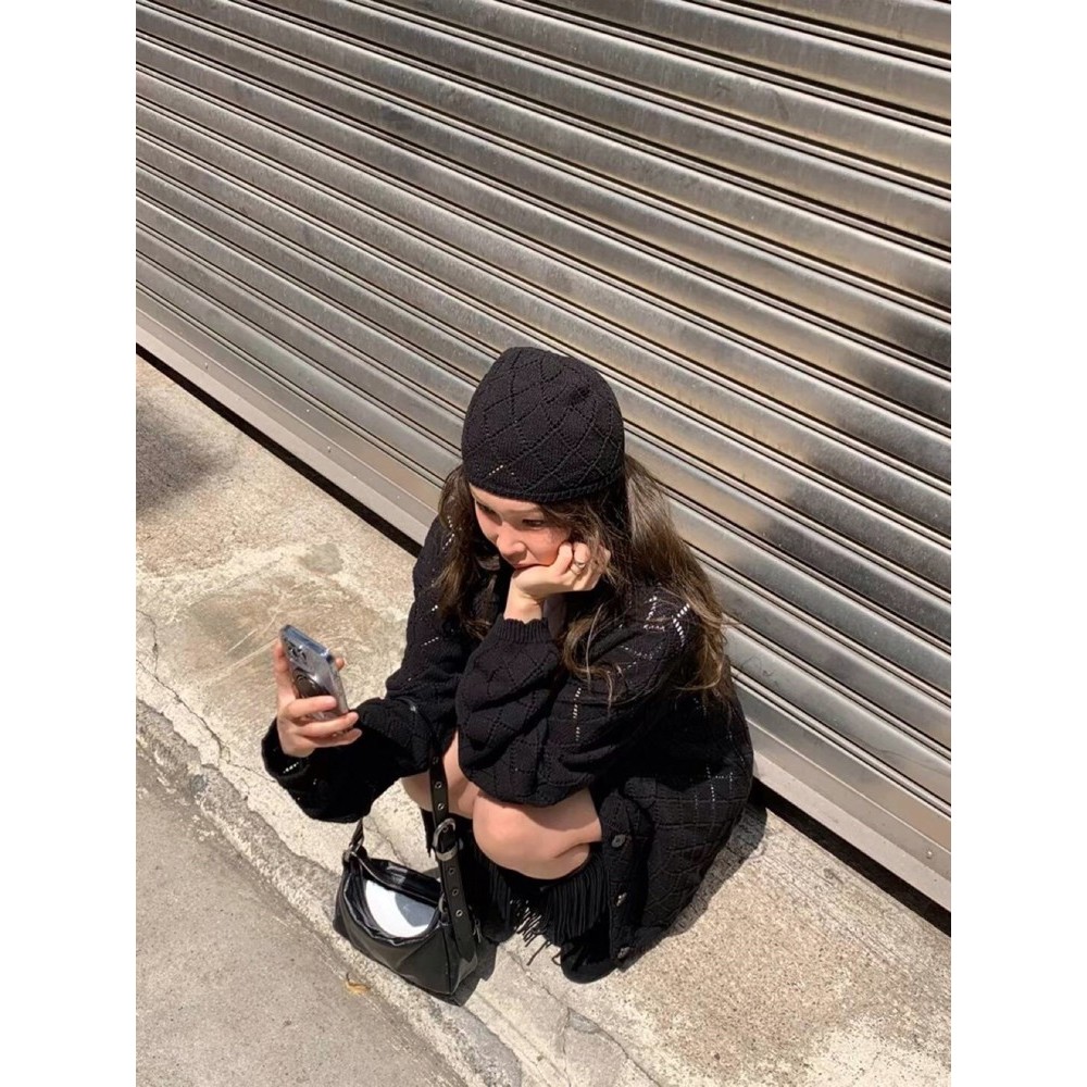 九0401韩国东大门帽子围巾tomgirl-8488350春季修身通勤炸街纯色