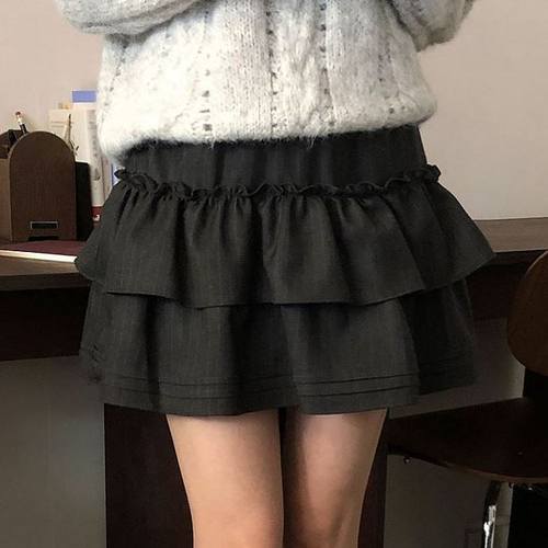 六1213韩国正品11161 半身裙区人气简洁冬季复古正品英伦休闲欧美