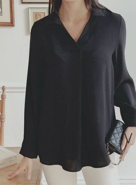 六1213韩国正品70480 衬衫区休闲百搭直邮经典人气简洁冬季复古