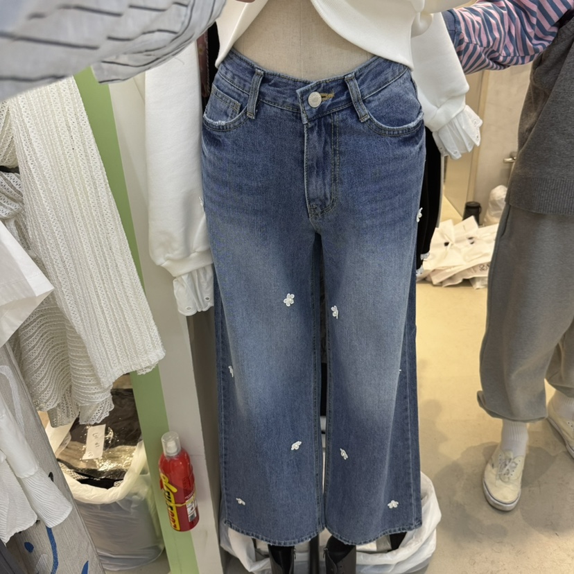 八0318韩国东大门运动牛仔裤区4117435原宿夏季浪漫正品学院休闲