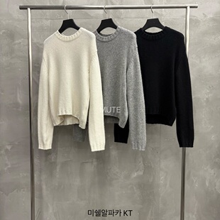 九1021韩国东大门毛衣区MUTE-8675489瑞丽冬款修身新款独特直邮