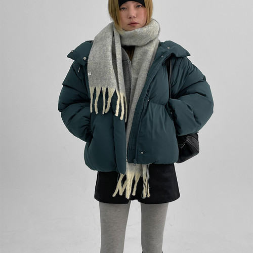 三1220韩国官网Blackup-acc38183区围巾丝巾披肩休闲街头直邮高端