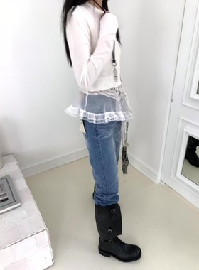 九0325韩国东大门运动牛仔裤区WEARE-8480510夏季瑞丽正品大气