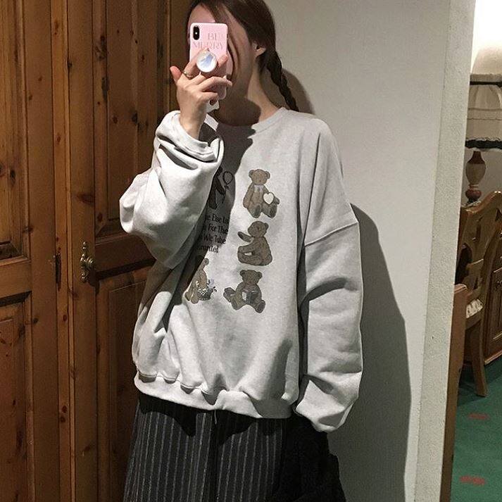 六1213韩国正品the-plumb--2163 卫衣区通勤新潮纯色别致正品炸街