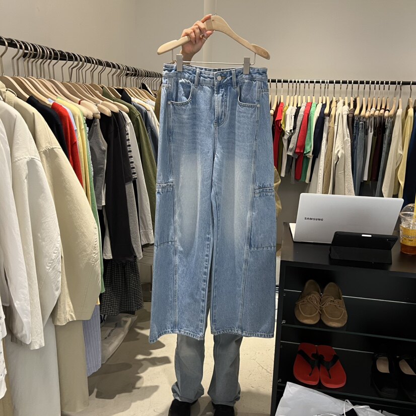 八0317韩国东大门运动牛仔裤区4567167休闲优雅直邮时尚人气个性