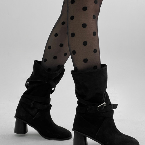 三1220韩国官网Blackup-bs38222区女靴正品浪漫冬款时尚新款百搭