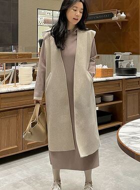 六1213韩国正品mazia-29203 马甲区炸街冬款都市新款风格直邮修身