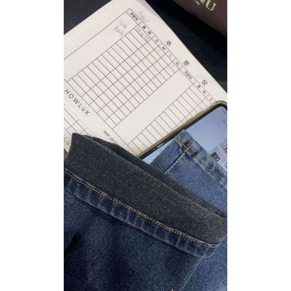 九1117韩国东大门运动牛仔裤区HowLuk-8699705风格秋冬端庄韩版