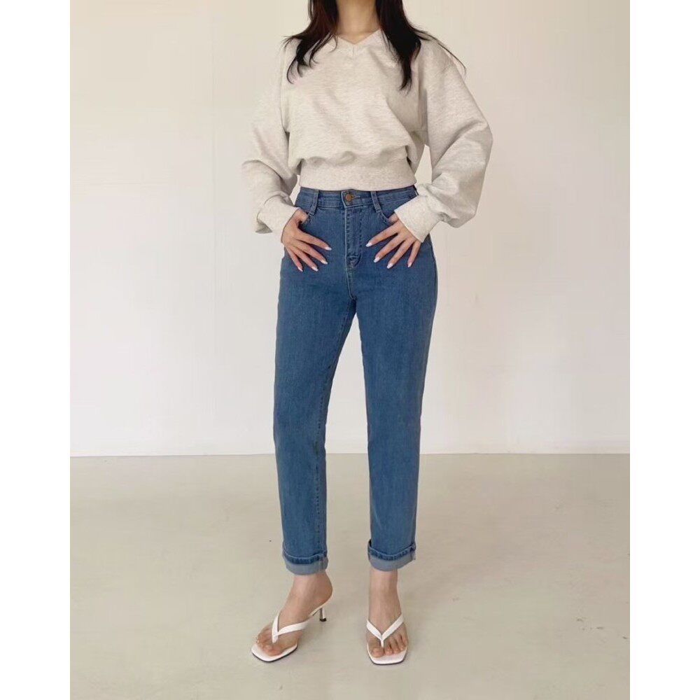 九0731韩国东大门运动牛仔裤区HowLuk-8597882修身夏季独特正品