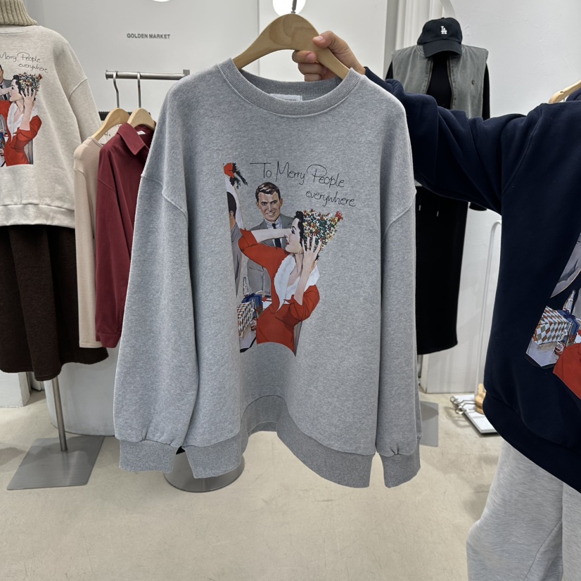 八1112韩国东大门卫衣加绒区4487754甜美欧美秋冬清新韩版精致