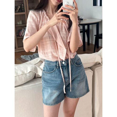 九0322韩国东大门衬衫-区OPN-8753223新潮春冬流行韩版炸街可爱