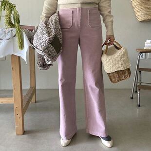 六1213韩国正品the-ros-eb-ayf2614f 裤子区冬季浪漫正品魅力休闲