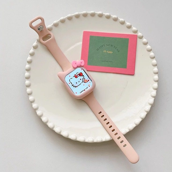 适用iwatchs10苹果手表9表带可爱硅胶tpu保护壳新款硅胶小猫,手表,配件,淘宝优惠券,粉丝福利购,淘宝优惠卷