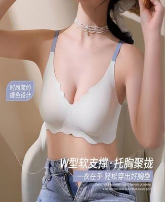 6年老店少女无钢圈聚拢运动文胸