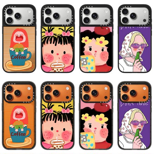 C家ASETi华强北酷紫少女适用iPhone苹果17promax手机壳15plus/14/16promax潮牌16pro磁吸14promax日韩17卡通