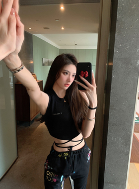 F PROJECT【身材好辣】高级辣妹装 三色外穿背心女夏内搭打底上衣