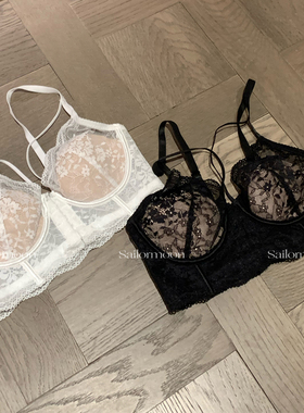 F PROJECT【珍妮的花园】细肩带性感收副乳蕾丝内衣女聚拢型文胸