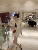 PROJECT 女秋冬季 初恋白月光 财阀大小姐 小香套装 外套 半裙