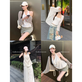 气质蝙蝠袖 恋夏微醺 开衫 上衣女夏季 通勤百搭防晒衫 PROJECT