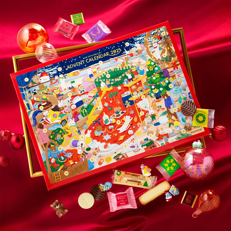 日本ROYCE圣诞节限定倒数日历进口惊喜盲盒新款礼巧克力饼干礼物