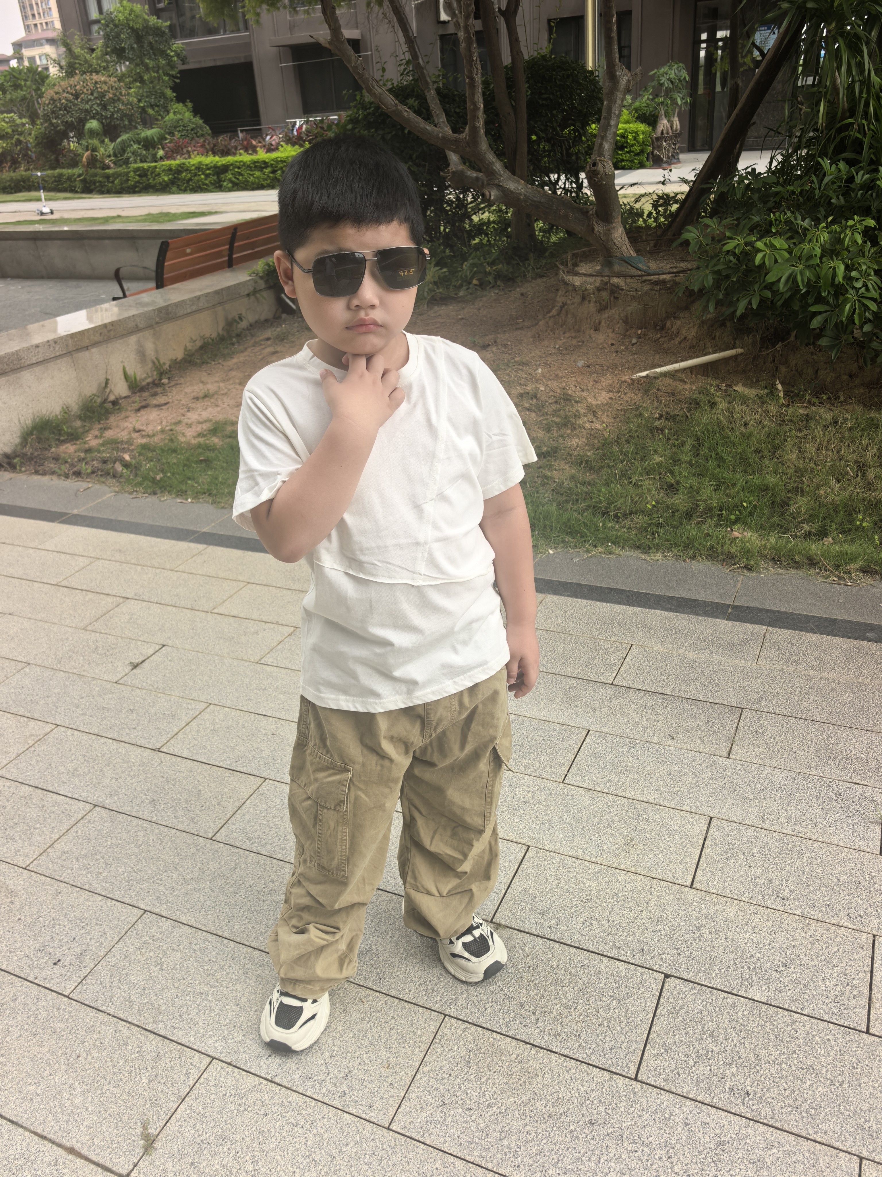 男童纯白色短袖T夏季百搭夏装2T恤