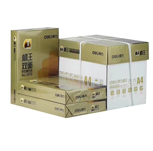 得力标王复印纸70gA3A4纸5整箱2500张双面不卡纸包邮打印