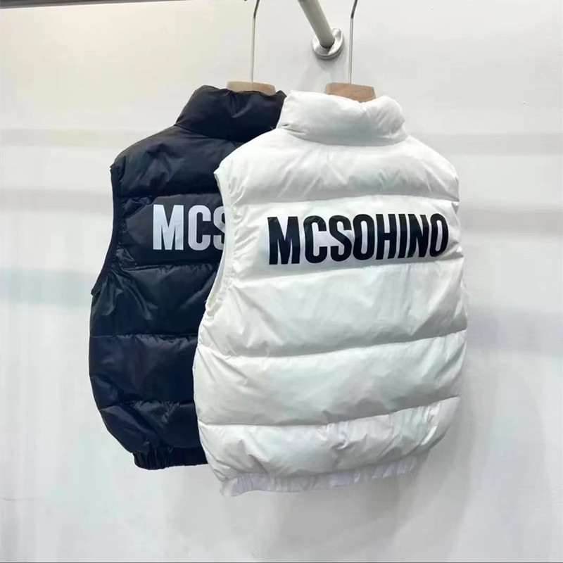 韩版聚酯纤维秋冬字母印花童马甲