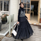 24春季吊带连衣裙两件套123-6011-裙子P135K188T恤P35套P170K228，女装连衣裙，浙宝123