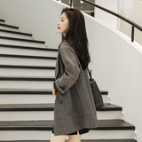 现货！2023春季格纹毛呢小西装外套123-W02-P110-K168，女装西装，浙宝123