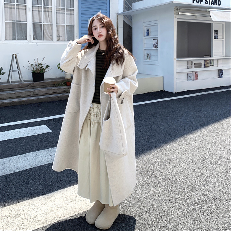 现货！2025冬季新款双面呢羊绒大衣带包包B123-7756-P325-K478,女装羊绒大衣,浙宝123