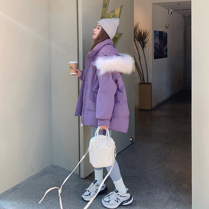 现货主推！2022冬季新款大毛领派克服服女123-H001-P195-K278,女装棉衣/棉服,浙宝123