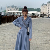 现货！2023春季收腰两色连衣裙123-6563-P110-K168，女装连衣裙，浙宝123