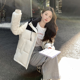 大货已出有买家秀！2025冬季新款连帽羽绒服女123-8673-P185-K268，女装羽绒服，浙宝123