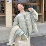 大货已出！2025刺绣款90绒羽绒服外套123-7782-P325-K478，女装羽绒服，浙宝123