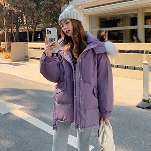 设计款！2022冬季新款大毛领派克服服女123-H001-P195-K278图片