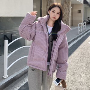 大货已出！2026冬季连帽灯芯绒棉服外套123-8689-P175-K258