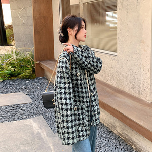 现货！2023春季新款小香风格子外套女123-8855-P155-K218图片
