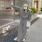 现货！2022秋高品质时尚雪尼尔长裤套装女123-8820-P130-K188，女装运动套装，浙宝123