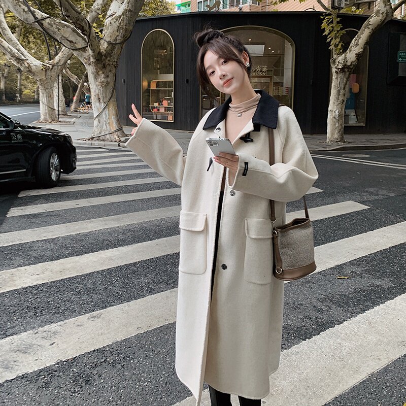 现货有！2022三色双面羊绒毛呢外套女123-8867-P255-K388,女装毛呢外套,浙宝123