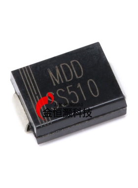 原装正品 SS510 SMC(DO-214AB) 5A/100V 贴片肖特基二极体（5只）