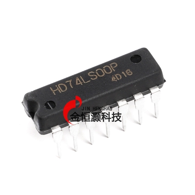 原装正品 直插 HD74LS00P DIP-14 四二输入与非门逻辑芯片