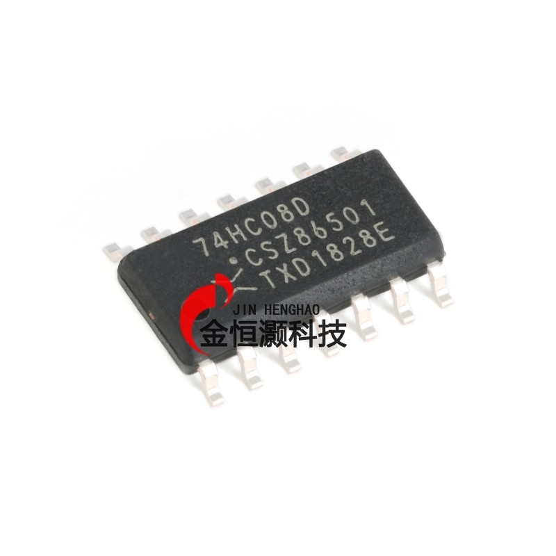 原装正品 74HC08D,653 SOIC-14 四路2输入与门 贴片逻辑芯片