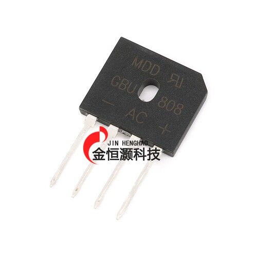 GBU808 8A/800V 扁桥 整流桥堆 玻璃钝化整流器